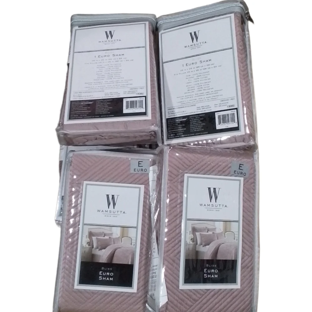 NEW Wamsutta Bliss Euro Elegant Sham Set of 2 Shams - Picture 5 of 9